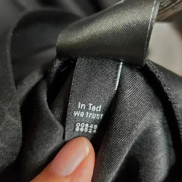 Ted BakerWomens Black Melisse Embossed Neoprene Dress Size 4 - Picture 11 of 13